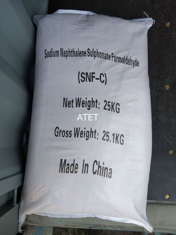 حمض النفتالين سلفونيك فورمالدهايد مكثف SNF-A Na2SO4 محتوى 5% CAS 36290-04-7