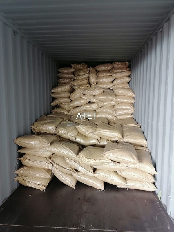 محلول الليجنوسولفونات الكالسيوم الصناعي مع محتوى صلب يزيد عن 93 في المائة يستخدم في الملصقات ومضافات الاسمنت